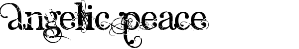 Angelic Peace font preview